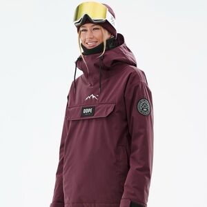 Dope Snow Blizzard W Snowboard Jacket Women Burgundy Size Small